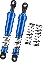 Metal Shock Absorber High Performance RC Shocks Aluminum Alloy Suspension Shocks for Lcg SCX10 1:10 Scale Model Replace, Blue