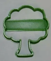 TREE PLANT TRUNK LEAVES NATURAL NATURE FOREST OAK APPLE COOKIE CUTTER TOOL PR765