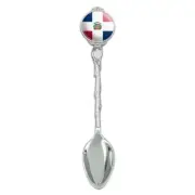 The Dominican Republic Country Flag Novelty Collectible Demitasse Spoon