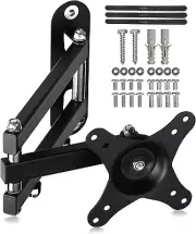 TV Wall Mount Swivel Tilt Full Motion Adjustable for 15-32 Inch LED LCD VESA 75/