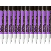 Artline Builders Permanent Marker White Box 12