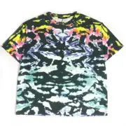 Louis Vuitton 2019 Made Cotton 100 Plain Rainbow LV Circle Logo Tie-Dye T-Shirt