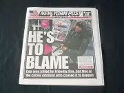 2019 FEBRUARY 14 NEW YORK POST NEWSPAPER - CHRISTOPHER RANSOM - HE'S TO BLAME