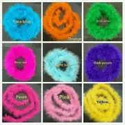2M Natural Dyed Turkey Feather Trim Fluffy Scarf Clothing Accessor Craft DIY