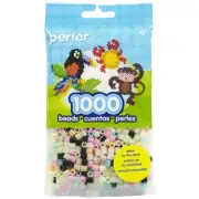 3 Pack Perler Beads 1,000/Pkg-Glow Mix PBB80-19-19067