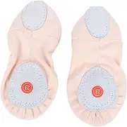 [LIFKOME] Elastic Band Toddler Yoga Dance Shoes Ballet Shoes for Kids Adults Lace Lightweight Suitable for Yoga Pink