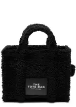Marc Jacobs The Teddy Medium Faux Shearling Tote bag - Black ONE SIZE