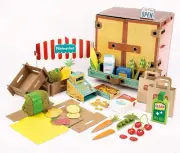 Children Supermarket Stall Shop Mini-market Pretend Play Set Creative Kids Toys