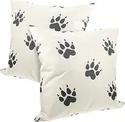 Cabilock Festival Paw Print Pillowcase Soft Pillow Cover Home Pillowcase Sofa Cushion Covers