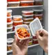 日本進口泡菜咸菜保鮮盒便攜小菜下飯菜榨菜便當盒冰箱冷藏收納盒
