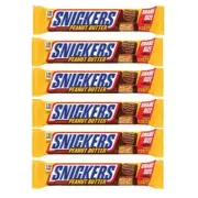 903369 6 x 100.9g BAR SNICKERS CRUNCHY PEANUT BUTTER SHARE SIZE 4 SQUARES