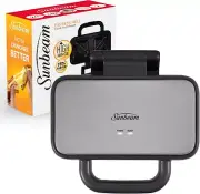 Sunbeam Toasted Sandwich Press Toaster Big Fill Toastie Large 2x Jaffle Maker