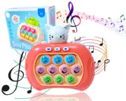 Quick Push Light Up Pop Game Fidget Toys For Adults And Kids Sensory POP It UK