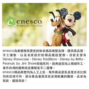 Enesco精品雕塑 Disney 米妮透明居家擺飾 EN36698