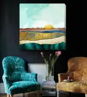 Sunset Stretched Canvas Print Framed Wall Art