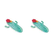 2x Intex Cactus Inflatable Floating Matress/Bed Outdoor Swimming Pool Float