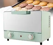 Vertical Countertop Oven, 14L Mini Double Layer Toaster, Multi-Function Rotisserie Oven, 0-230 ℃ Adjustable Temperature and 60 Min Timer, for Baking Cooking Roasting Grilling