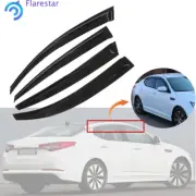 Window Vent Visor Fit For 2011-2015 Kia Optima K5 Black Rain Sun Deflector 4pcs (for: Kia)