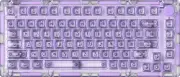 Akko: MonsGeek ICE75 Purple Crystal Pro Switch Keyboard