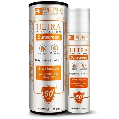 Fulllight Tech Sunscreen SPF 50 PA++++ with UVA/B and Blue Light Protection |Pap