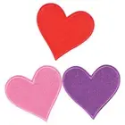Heart Patches for Clothes Pink Heart Patches Heart Iron on Patches Jeans