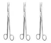 3 Sims Uterine Scissors Straight Blunt/Sharp 9" (23cm) Gynecology Instrument