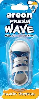 Original Areon Air Freshener Fresh Wave Car Scent Perfume Black Crystal