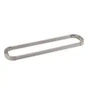 Portals Aria 24" C/C Back-to-Back Towel Bar - Brushed Nickel