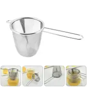 2 Pcs Teapot Pour Stainless Steel Maker Strainer Leaf Basket