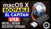 Multi-Boot macOS X El Capitan USB Installer Recovery Upgrade Flash Drive+Guide