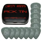 12 x Dunlop Gator Guitar Picks / Plectrums - 1.50mm In A Handy Pick Tin
