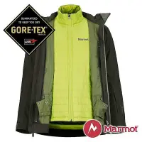在飛比找Yahoo!奇摩拍賣優惠-【Marmot】男 GORE-TEX KT二件式外套『深墨綠