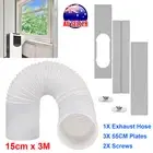 Portable Air Conditioner Window Kit 15cm Exhaust Hose Duct Pipe Adjustable AU