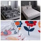 Florals Fitted Sheet Queen/King Size Bed Mattress Protector Bedding Pillowcases