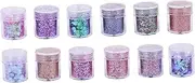 ERINGOGO Manicure Sequins Decors Ultra Thin Gradient Nail Art Accessories for DIY Crafts for Home Use and Nail Salons Create Stunning Nail Designs