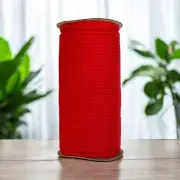 4MM Luxe Braided Macrame Cord | SPANISH RED | 100% Premium Cotton MELB Australia