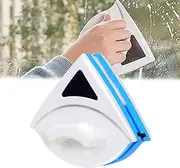 Magnetic Window Cleaner Adjustable Magnetic Slide Glass Cleaning Brush Tool Double Sided Glass Wiper Glass Cleaning Tool Brush 18-30mm Thickness for 3-8mm Thickness Windows