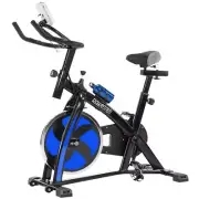 Powertrain Home Gym Flywheel Exercise Spin Bike 110x50x114cm Blue