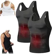 [Generic] lunhaifi Shaperluv for Men,Big and Tall Shaperluv Tank 2.0 Mens,Summer Compression Sleeveless Body Shaper Vest