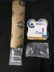 Crupie Skateboard Wheels Tiago Lemos Delta 51mm (FREE Griptape+ABEC 7 Bearings)