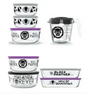 pyrex disney marvel black panter Pyrex 16-Pc Glass Food Storage Container Set