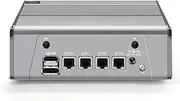 SJRC Mini PC AMD Ryzen 7 7840HS 4 x i226-V 2.5GbE LAN, DDR5 Micro PC 4K Triple Display, USB4 40Gbps, Win 11 Pro, 8GB RAM 128GB SSD Desktop Computer for Gaming, Home Office, Server