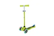Globber Primo V2 Scooter with Lights and Griptape - Lime Green / Navy Blue