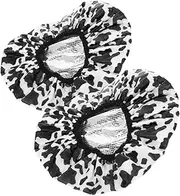 FOMIYES 2x Cap Dry Hair Cap for Women Silk Bonnet for Sleeping Self Heating Feature Lightweight and Portable