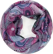[Van Der Rich] Loop Scarf with Pattern Tube Scarf - Women's