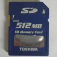 在飛比找蝦皮購物優惠-Toshiba 東芝 512MB SD memory car