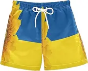 [Caihoyu] Boys Swim Trunks Baby Boy Swim Board Shorts Drawstring Youth Teen Swimming Trunks Beach Hawaii Vacation