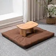 Solid Wood Meditation Stool, Meditation Stool, Church Meditation Stool, Sitting Stool, Tea Kneeling Stool, Meditation Yoga Stool,Wood and Cushion