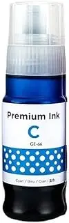 [ExtraPrint] Compatible Ink for Canon GI-66C GI66C Cyan Ink Bottle 135ml for Canon MAXIFY GX3060 GX4060 GX6060 GX7060 MegaTank