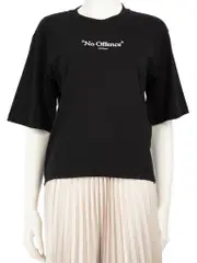 FW23 Black "No Offence" Print T-Shirt